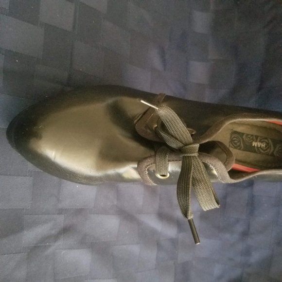 H&M Black Low Rise Bootie Heel Women's Sz 9 - Picture 2 of 7